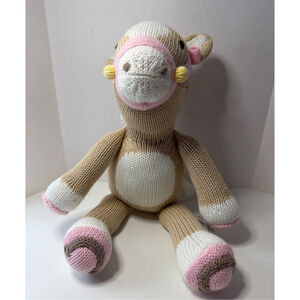 Zubels Stuffed Plushie Stuffie Knit Animal Horse Lovey Excellent CLEAN